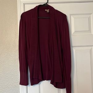 L Maroon Cardigan!